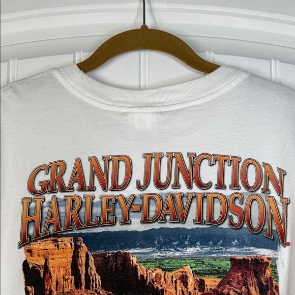 Harley-Davidson MEN'S SHORT SLEEVE TEE Grand Junction, CO Sz 2X - Picture 10 of 10